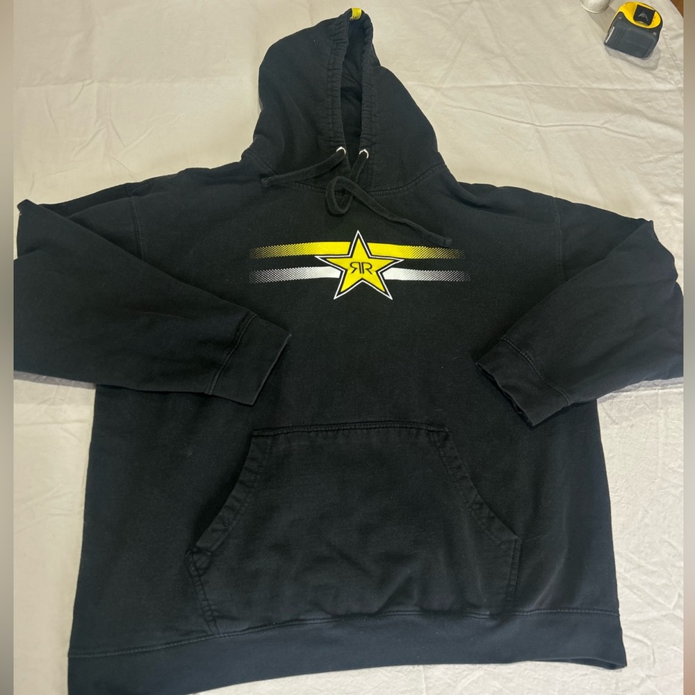 Rockstar Energy Hoodie Mens Large Motocross Moto ATV Triple Crown Supercross